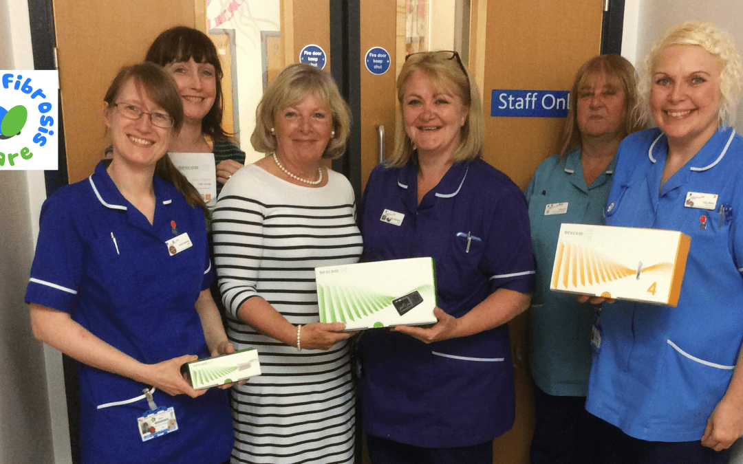 CF Team at Leeds General Infirmary Children’s CF Unit receive a Dexcom5