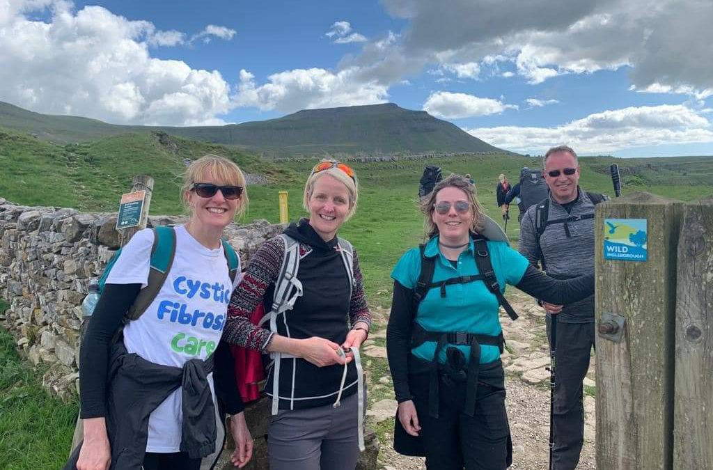 Nurses Climb the 3 Peaks for CF Care