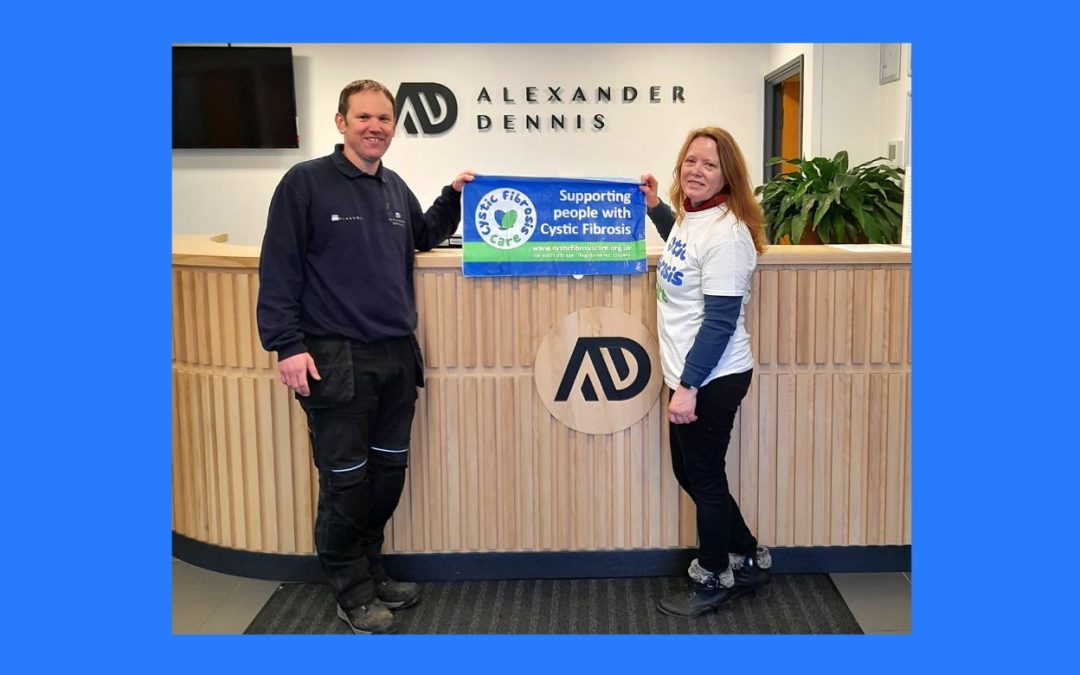 Alexander Dennis, Plaxton Donate to Support CF Care