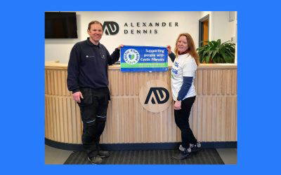 Alexander Dennis, Plaxton Donate to Support CF Care